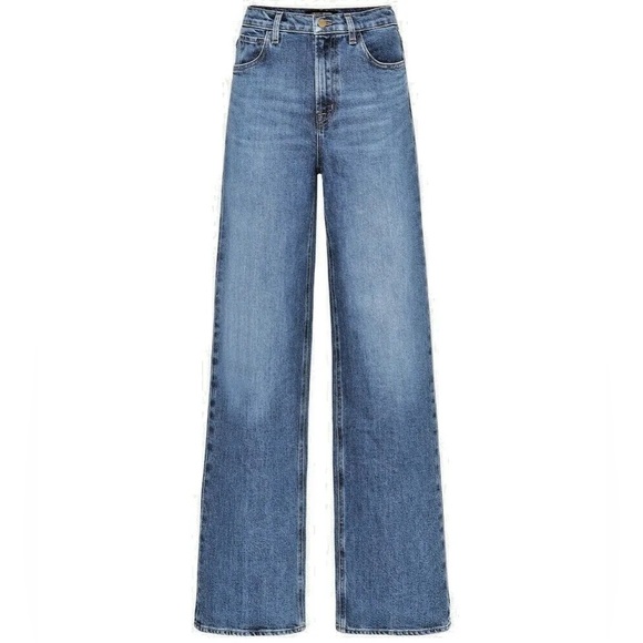 J Brand x Elsa Hosk Jeans Monday Wide-Leg High-Rise Size 28 - Picture 2 of 9